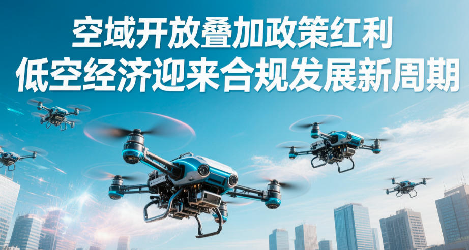 空域开放叠加政策红利,低空经济迎来合规发展新周期(图1) 空域开放叠加政策红利,低空经济迎来合规发展新周期(图1)